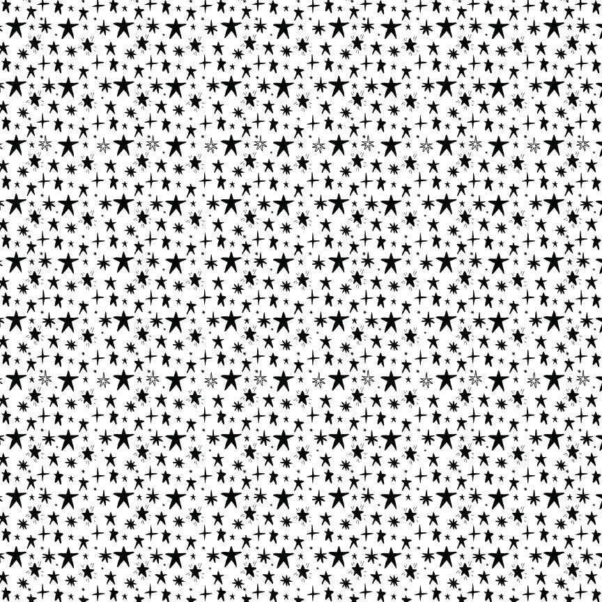 Hand Drawn Stars Pattern Acrylic Sheets - CMB Pattern Acrylic